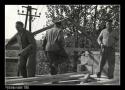 Výstavba kabín 1955 Výstavba kabín 1955