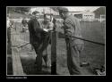 Výstavba oplotenia hriska 1955 Výstavba oplotenia hriska 1955